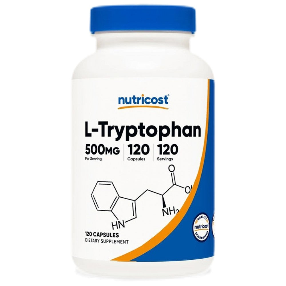 Nutricost L-Tryptophan 500 mg - L-Триптофан 500 mg