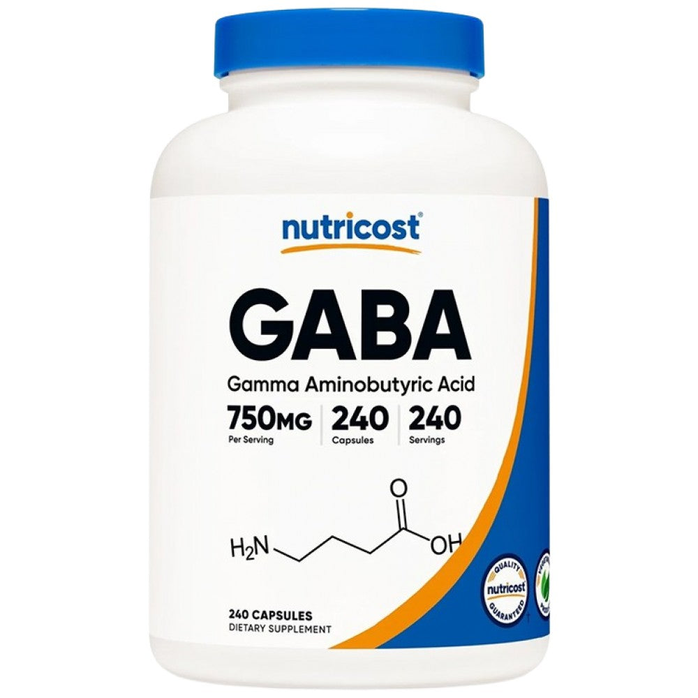 Nutricost GABA 750 mg - ГАБА 750 mg