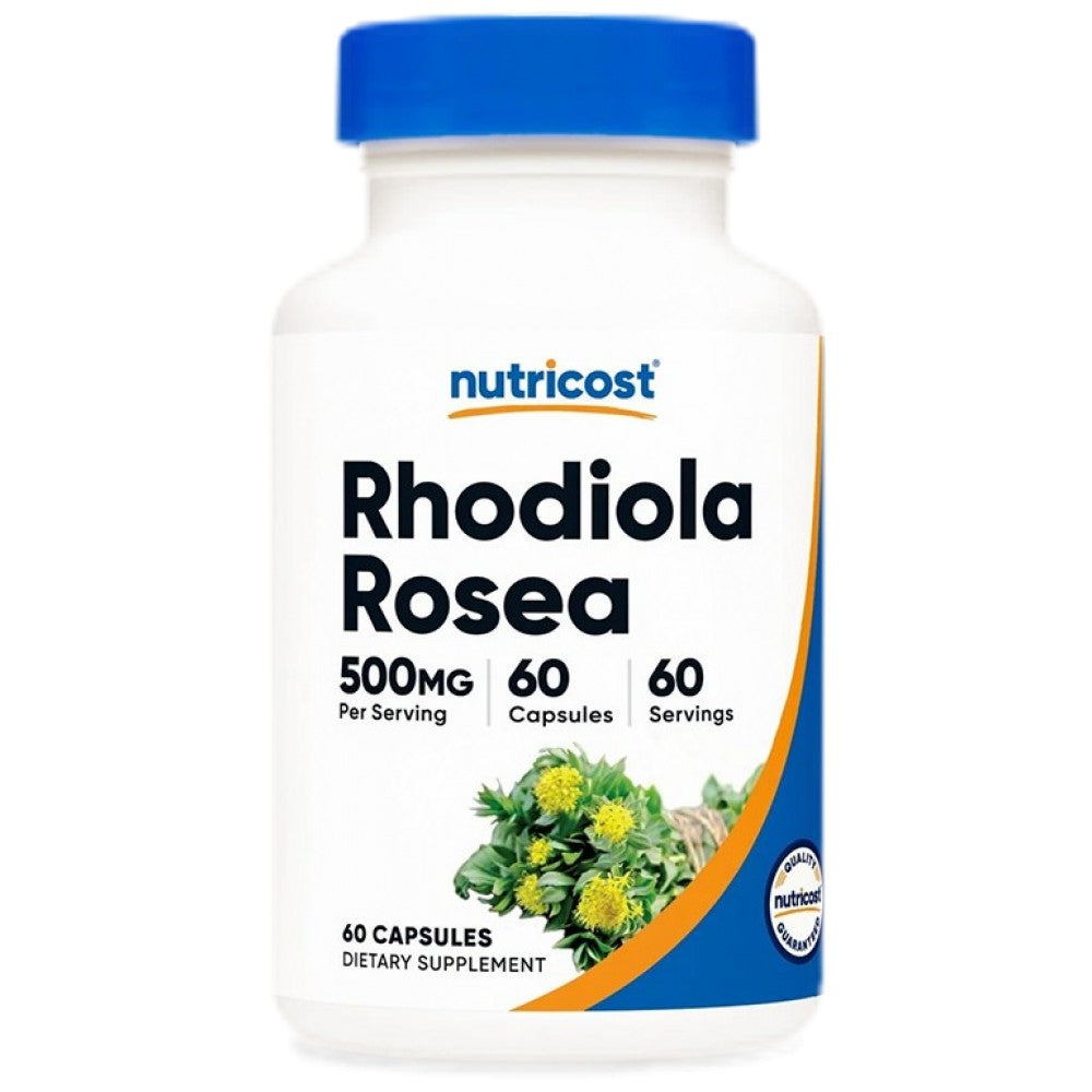 Nutricost Rhodiola Rosea 500 mg - Родиола розова 500 mg