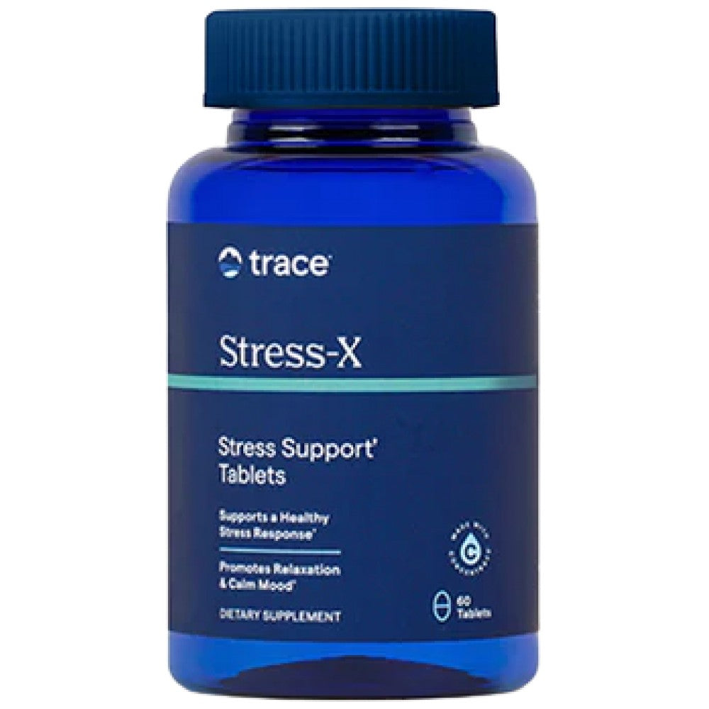 Trace Minerals Stress-X Tablets - Формула срещу стрес с магнезий