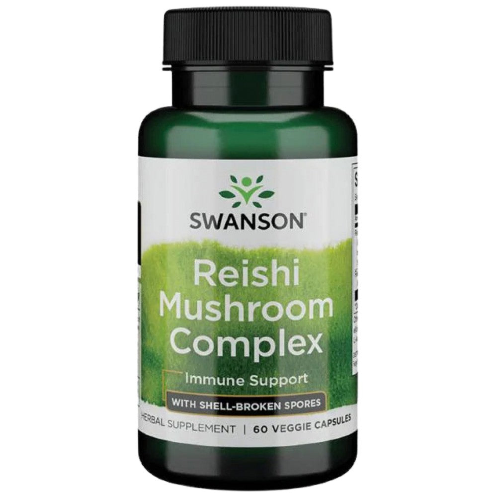 SWANSON Super Potent Reishi Mushroom Complex 500 mg - Рейши комплекс 500 mg