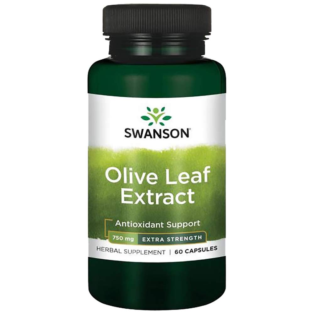 SWANSON Olive Leaf Extract Super Strength 750 mg - Маслинови листа екстракт 750 mg