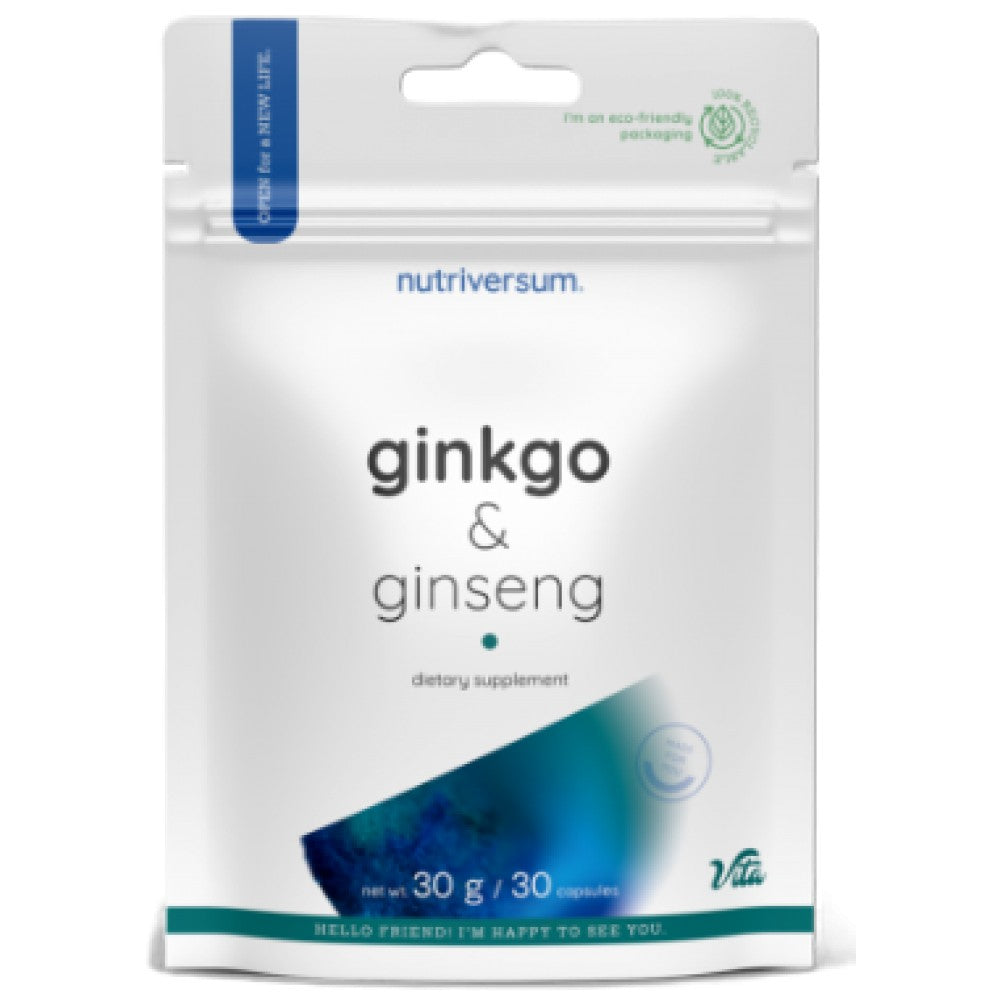 Nutriversum Ginkgo + Ginseng - Гинко билоба с женшен