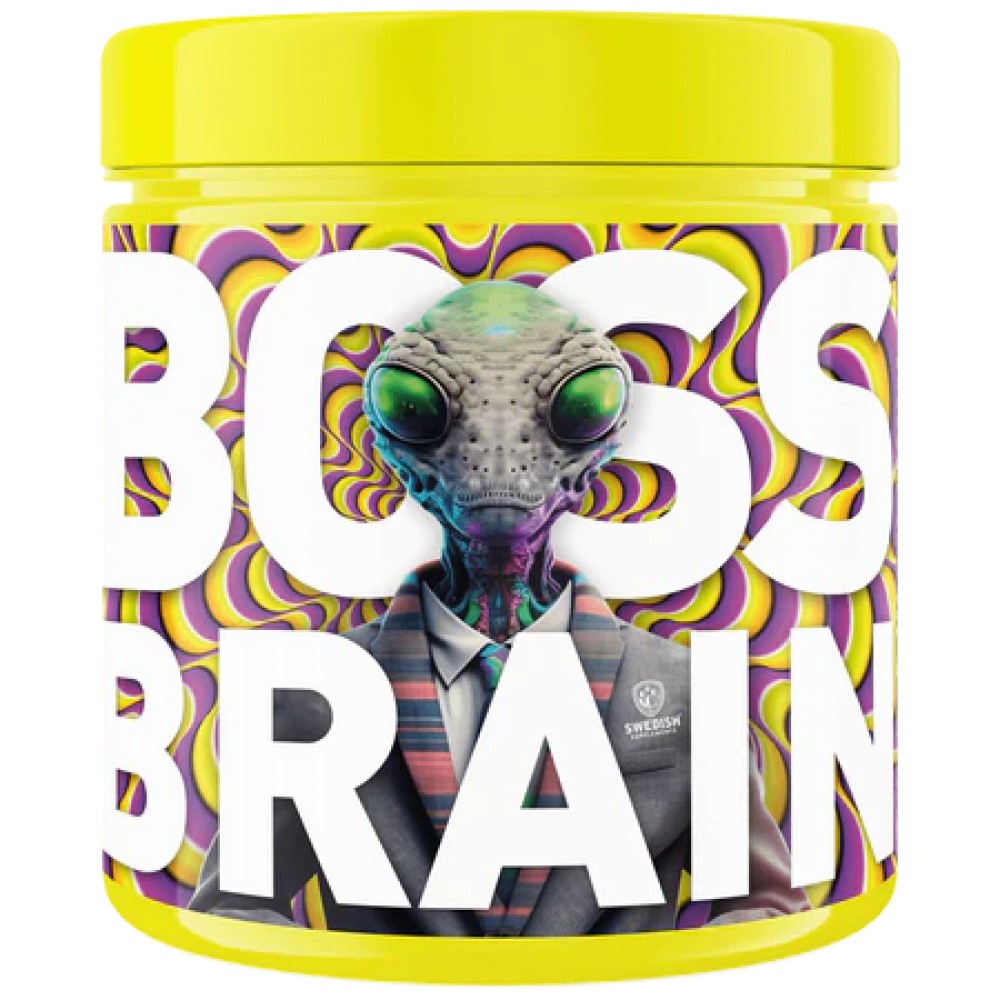 SWEDISH Supplements Boss Brain Nootropic with Bacopa, Rhodiola & Lion's Mane - Ноотропик с бакопа и лъвска грива
