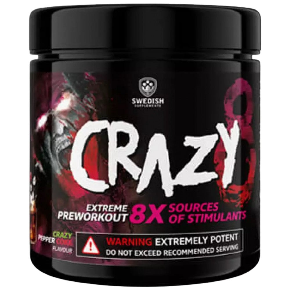 SWEDISH Supplements Crazy 8 Extreme PreWorkout - Силна предтренировъчна формула