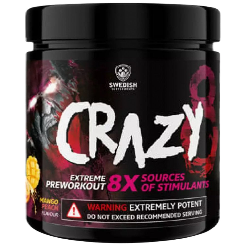 SWEDISH Supplements Crazy 8 Extreme PreWorkout - Силна предтренировъчна формула