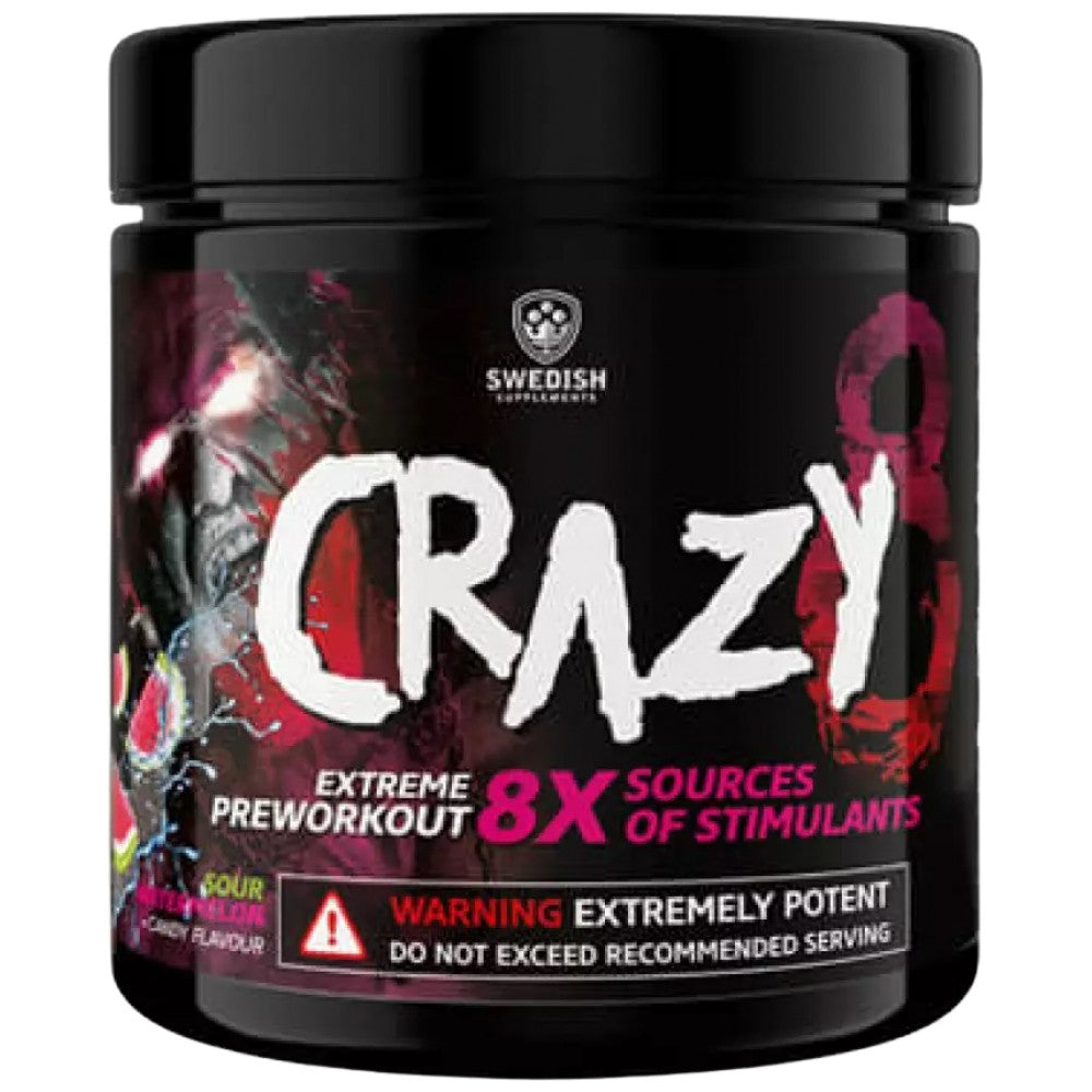 SWEDISH Supplements Crazy 8 Extreme PreWorkout - Силна предтренировъчна формула