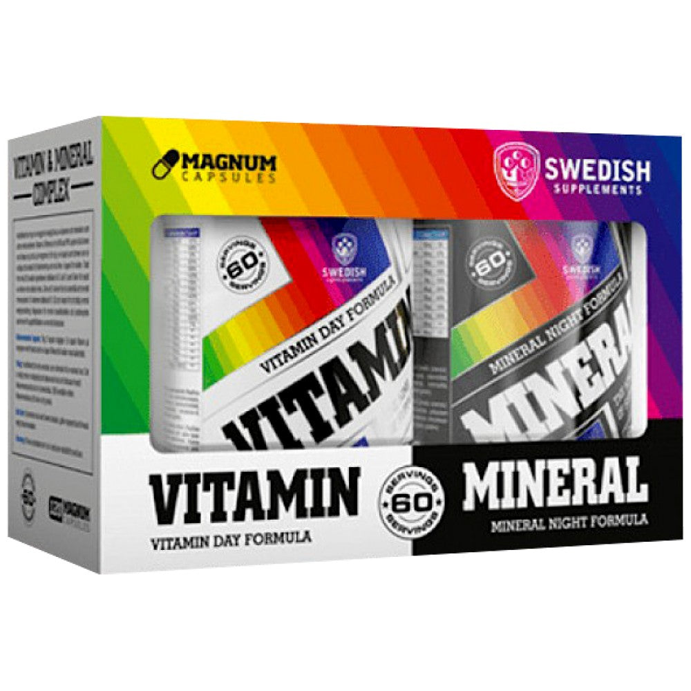 SWEDISH Supplements Vitamin Day & Mineral Night Formula - Дневна и нощна витаминно-минерална формула