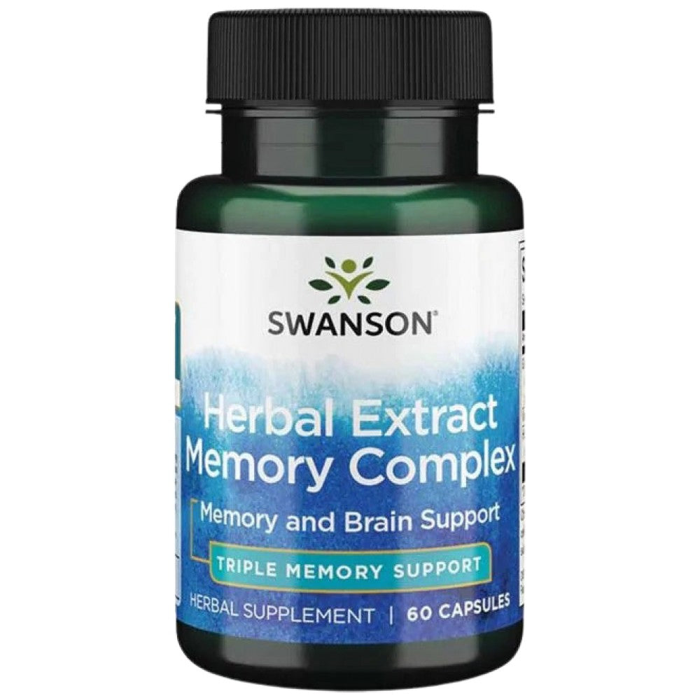SWANSON Herbal Extract Memory Complex 142.5 mg - Билков комплекс за памет