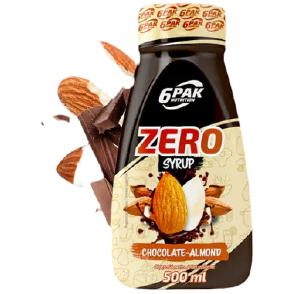 6PAK Nutrition Syrup Zero Chocolate Almond - Сироп без калории шоколад и бадем