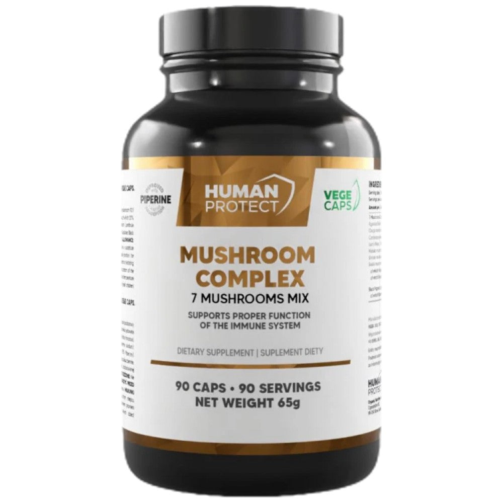 Human Protect Mushroom Complex Mix of 7 Mushrooms - Комплекс от 7 гъби