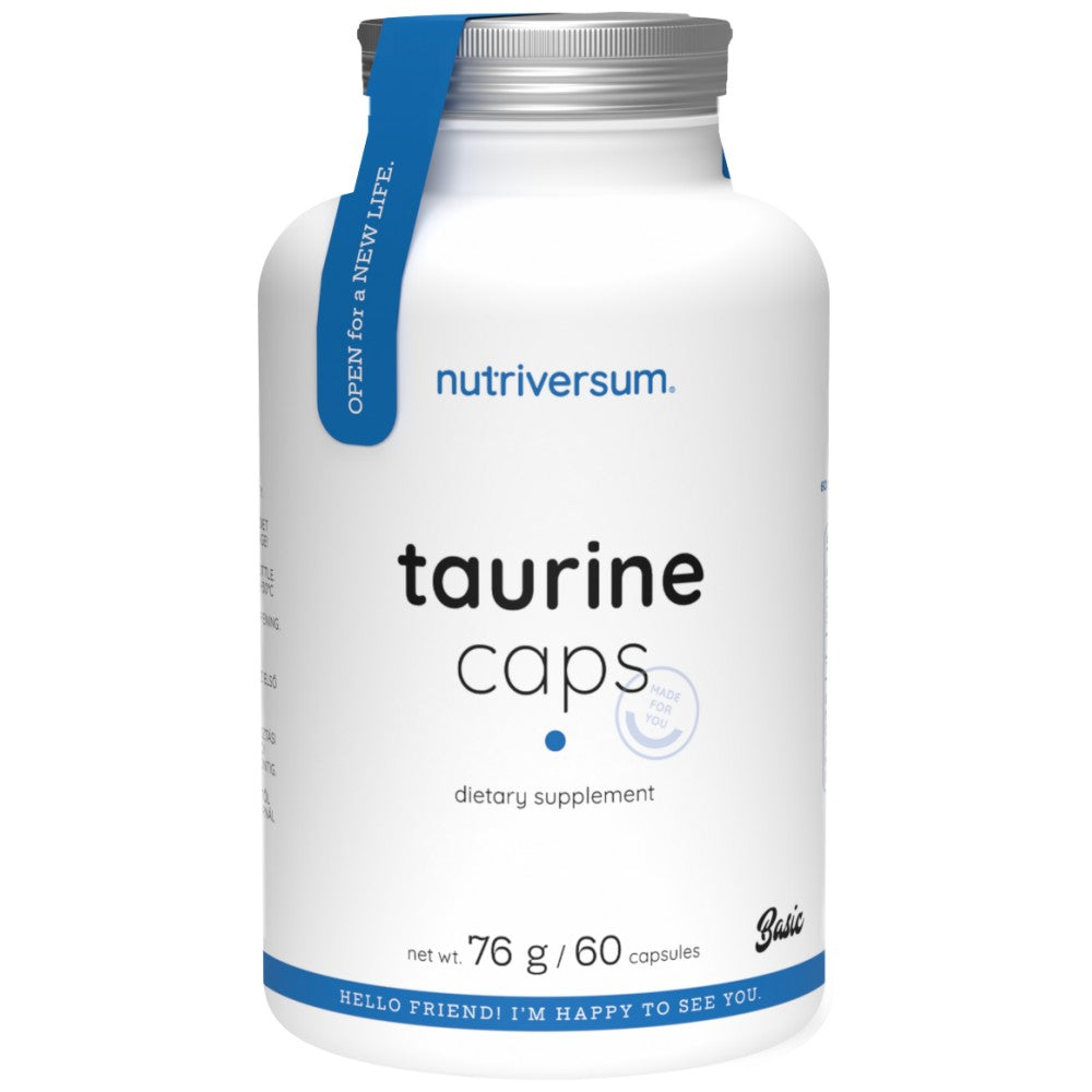 Nutriversum Taurine Caps 1000 mg - Таурин 1000 mg капсули