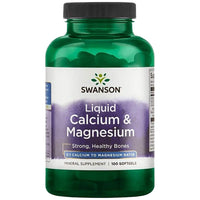SWANSON Liquid Calcium & Magnesium - Течен калций и магнезий