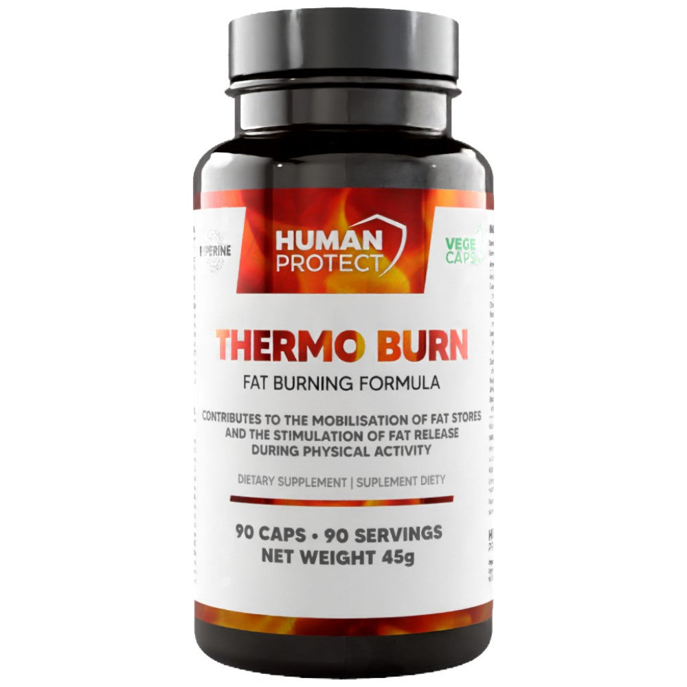Human Protect Thermo Burn with Synephrine & N-Acetyl L-Tyrosine - Термогенен фетбърнър със синефрин