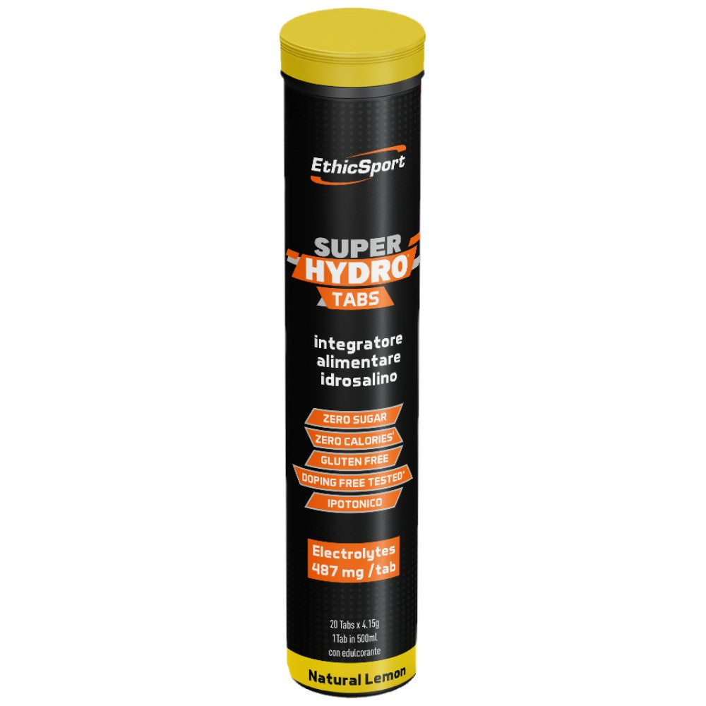 EthicSport SUPER HYDRO TABS Isotonic Effervescent Tabs - Разтворими изотонични таблетки