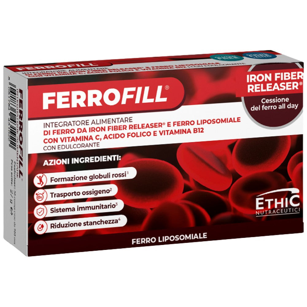 EthicSport FERROFILL 30 mg with Iron Fiber Releaser & Liposomal Iron - Липозомно желязо 30 mg