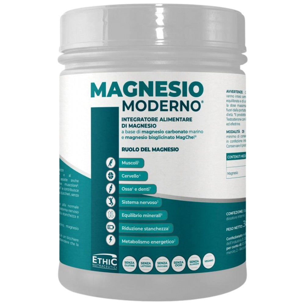 EthicSport Magnesio Moderno with Marine Magnesium Carbonate & Magnesium Bisglycinate - Морски магнезий и бисглицинат