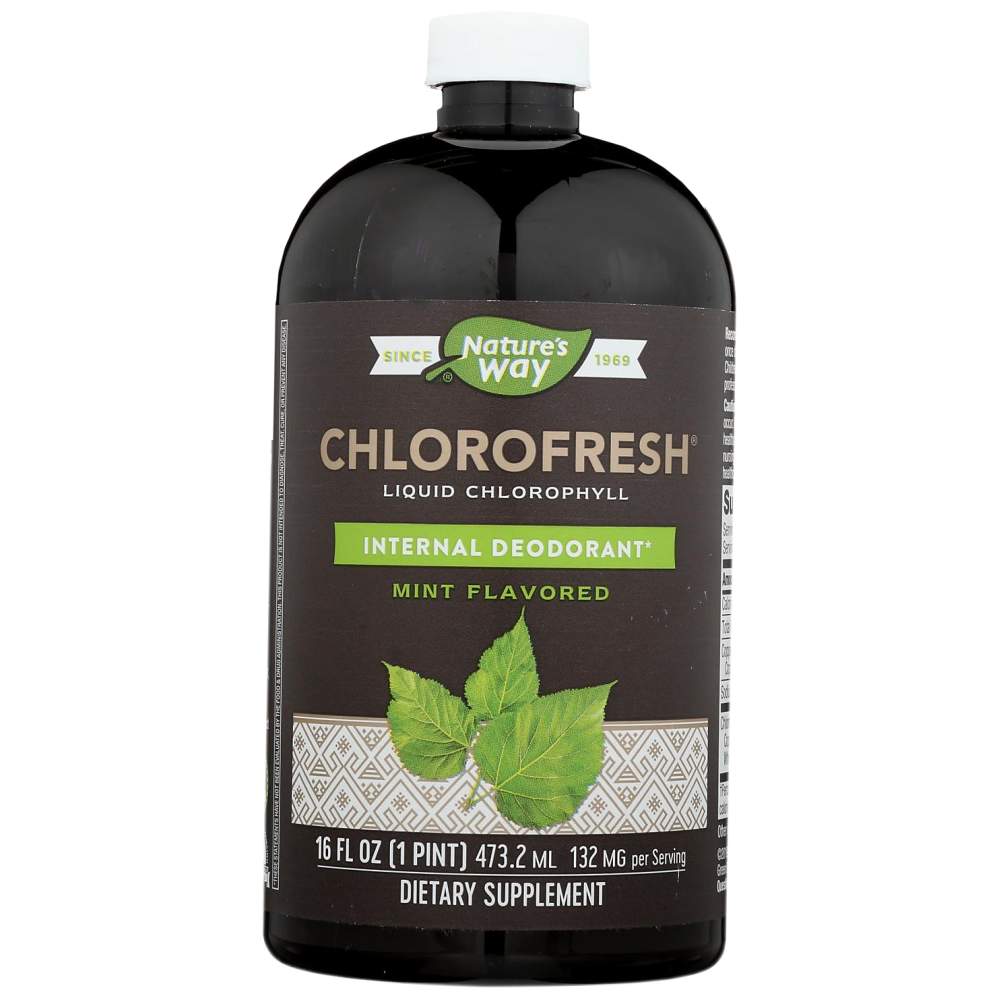 Nature's Way Chlorofresh Liquid Complex Mint - Течен хлорофил с мента