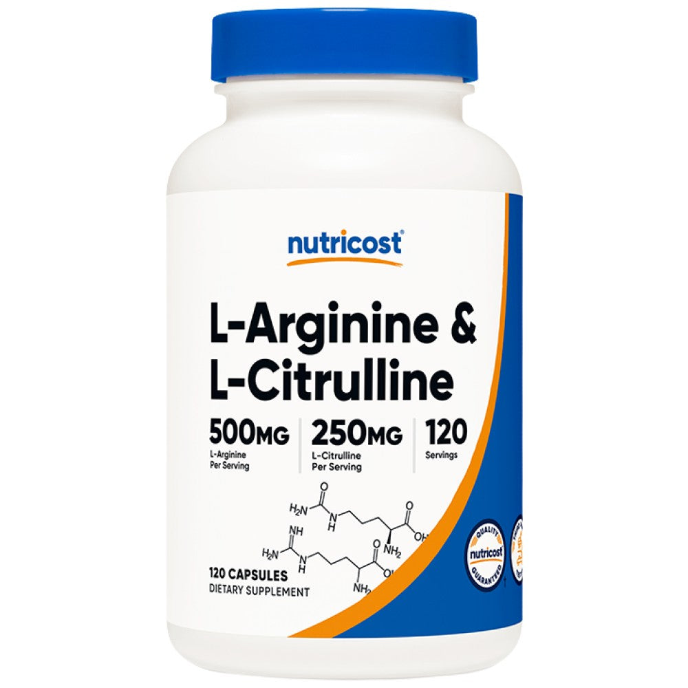 Nutricost L-Arginine + L-Citrulline Complex - Аргинин с цитрулин комплекс