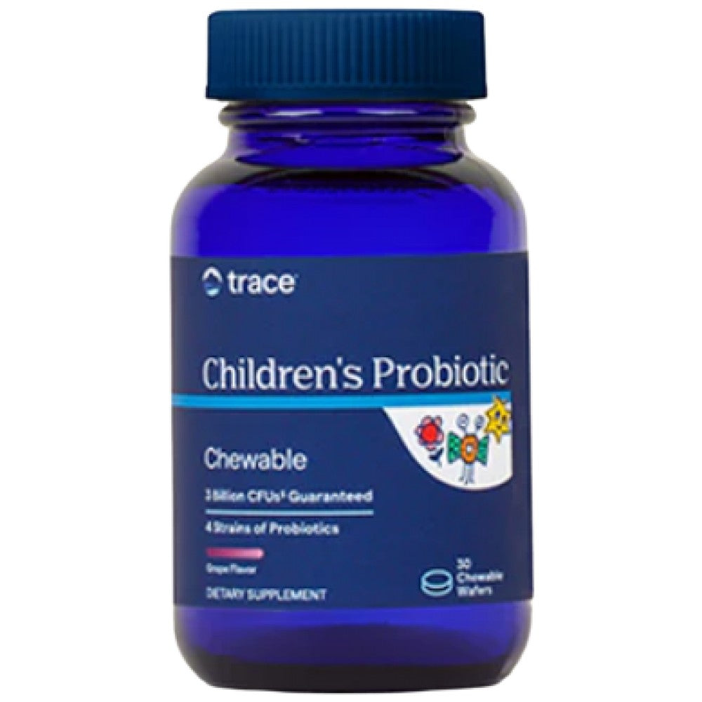 Trace Minerals Children's Probiotic Chewable with 3 Billion Active Cells - Пробиотик за деца за дъвчене