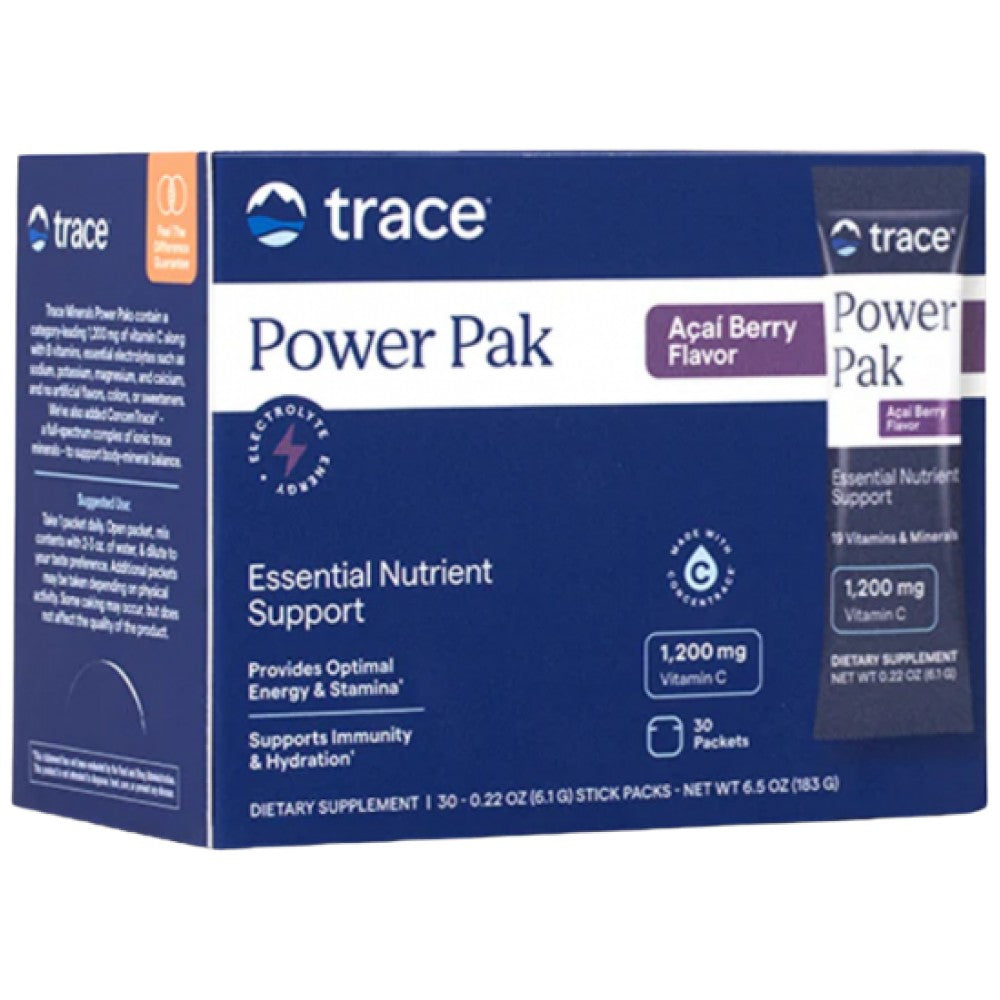 Trace Minerals Electrolyte Stamina Power Pak - Електролити на пакетчета