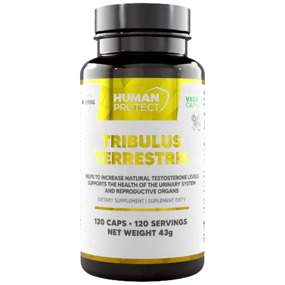 Human Protect Tribulus Terrestris 204 mg with 98% Saponins - Трибулус 204 mg 98% сапонини