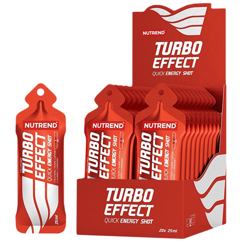 Nutrend Turbo Effect Shot - Енергиен шот с кофеин