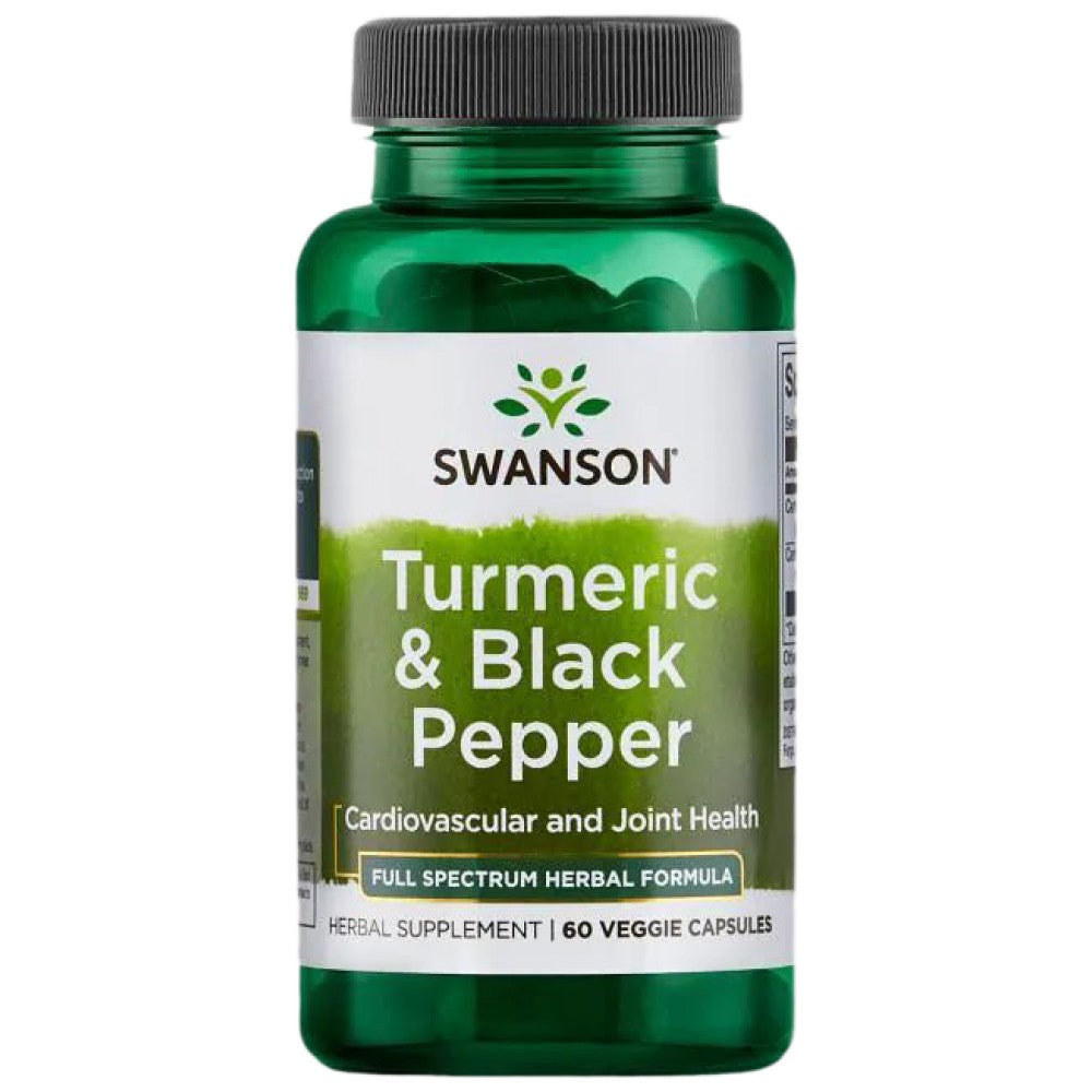 SWANSON Turmeric & Black Pepper - Куркума с черен пипер