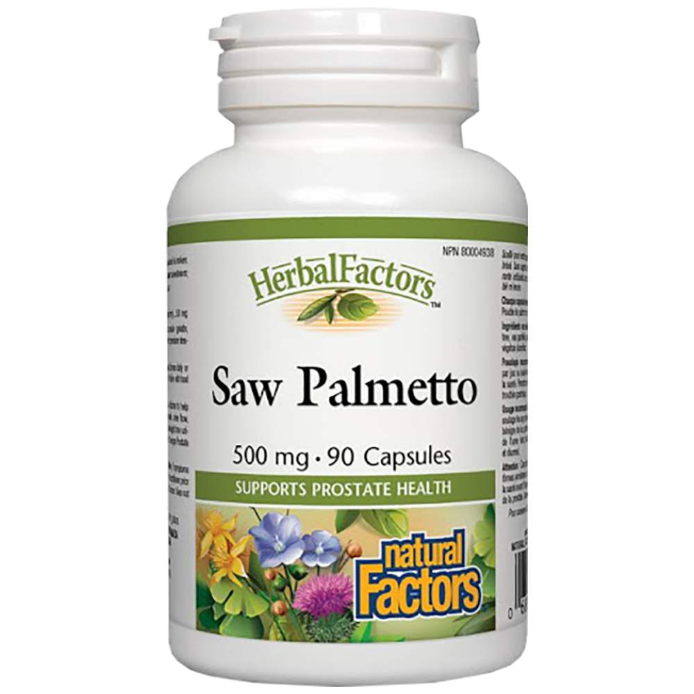 Natural Factors Saw Palmetto 500 mg - Сао Палмето 500 mg за простата