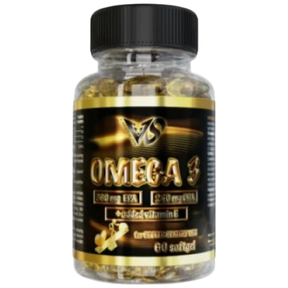 V-Shape Supplements Omega 3 360 mg EPA 240 mg DHA - Рибено масло Омега 3
