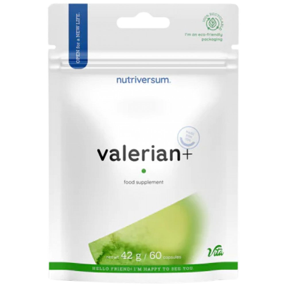 Nutriversum Valerian+ with Rhodiola & L-Theanine - Валериана с родиола и теанин