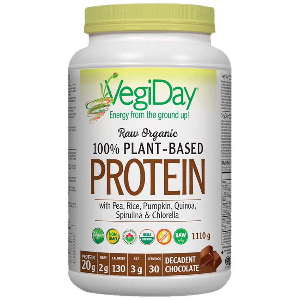 Natural Factors 100% Plant Based Protein Chocolate - Растителен протеин шоколад