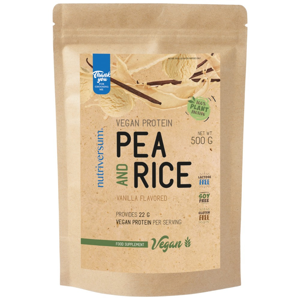 Nutriversum Vegan Pro Pea and Rice Protein - Веган протеин (грах и ориз)