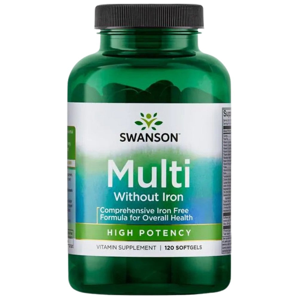 SWANSON Multi without Iron High Potency - Мултивитамини без желязо