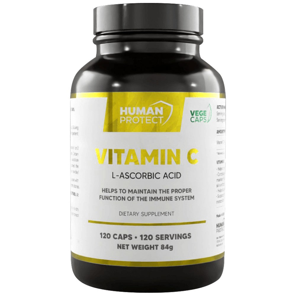 Human Protect Vitamin C 500 mg L-Ascorbic Acid - Витамин C 500 mg