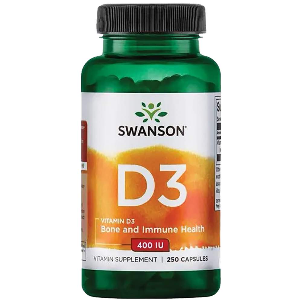SWANSON Vitamin D-3 400 IU - Витамин Д3 400 IU