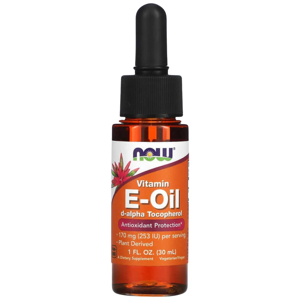 NOW Foods Vitamin E-Oil Liquid d-alpha Tocopherol - Витамин Е масло