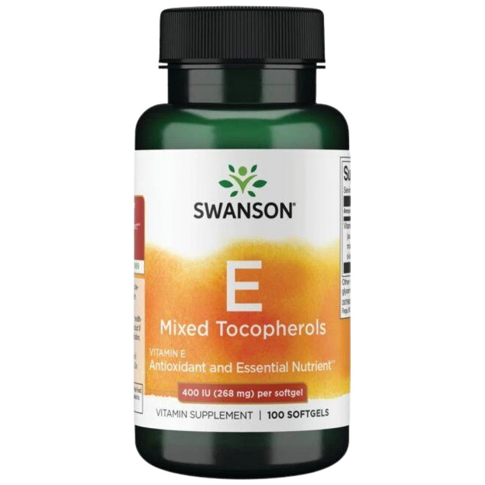 SWANSON Vitamin E Mixed 400 IU - Витамин E 400 IU смесени токофероли