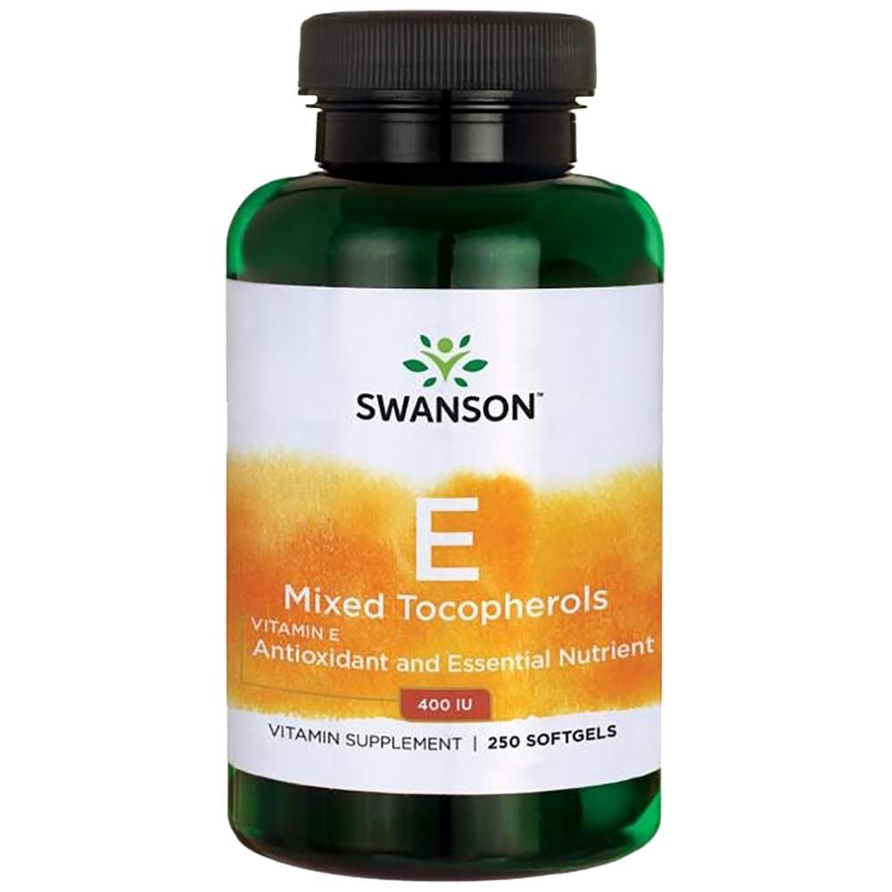 SWANSON Vitamin E Mixed 400 IU - Витамин Е смесени токофероли 400 IU