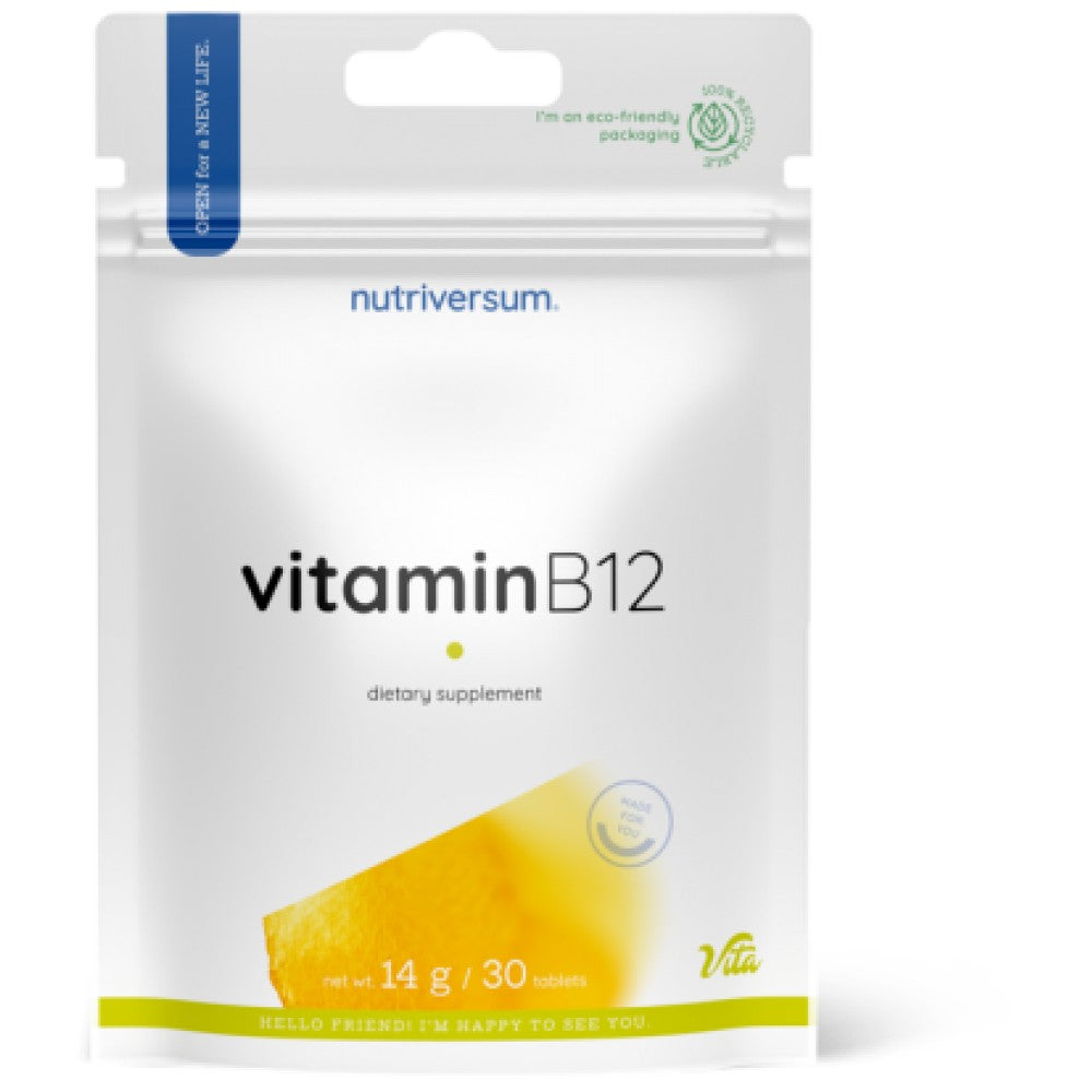 Nutriversum Vitamin B12 250 mcg Cyanocobalamin - Витамин Б12 250 mcg