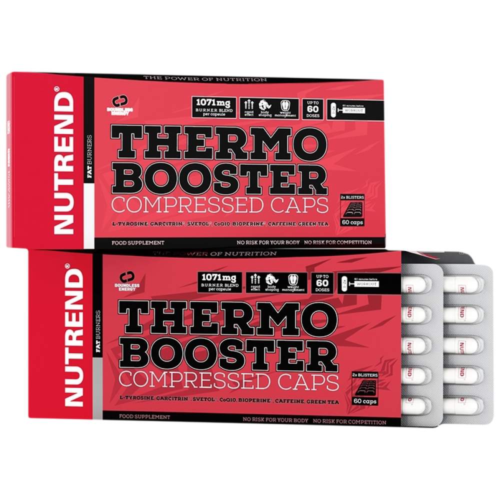 Nutrend Thermobooster Compressed Caps - Термогенен фетбърнър капсули