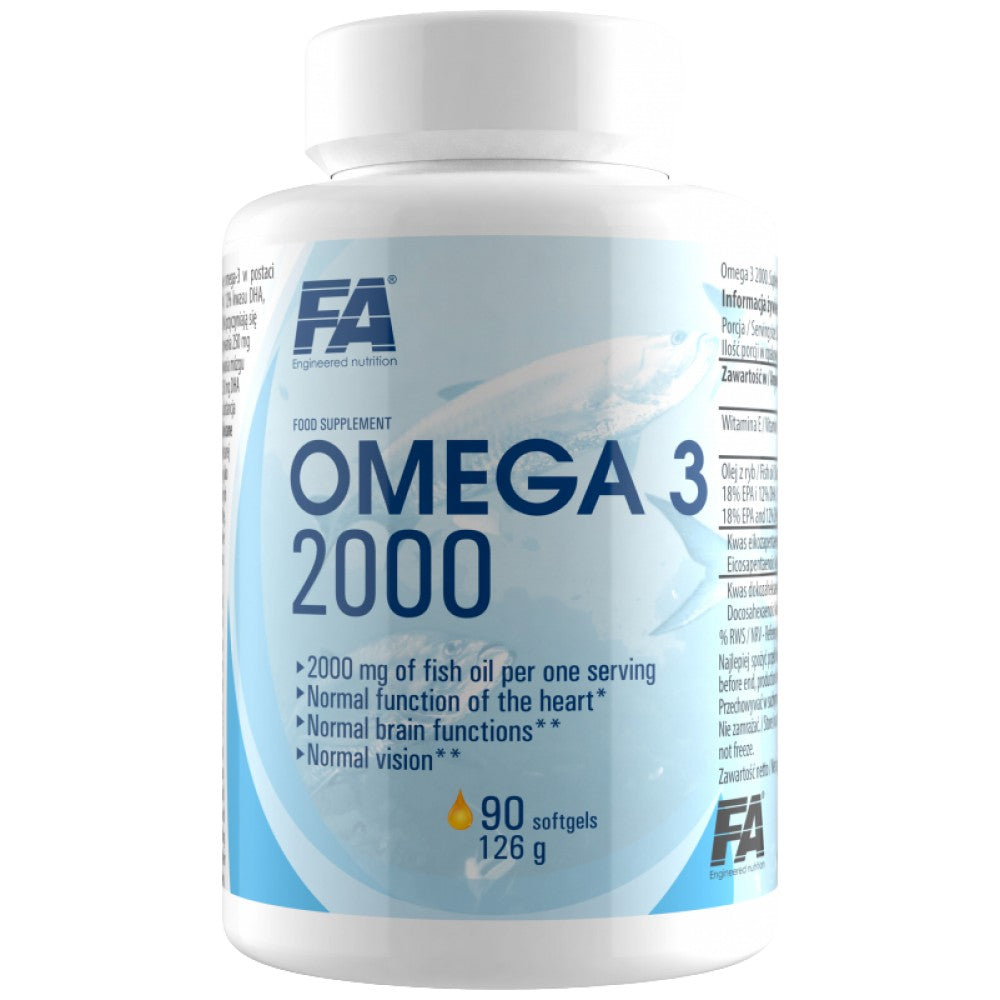 FA Nutrition Omega 3 Fish Oil 2000 - Рибено масло 2000