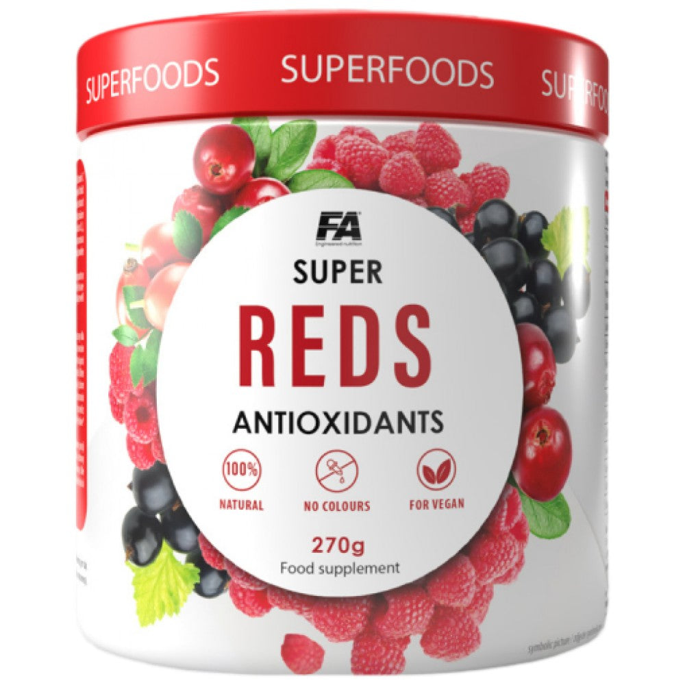 FA Nutrition Super Reds Antioxidants - Антиоксидантен комплекс с червени плодове