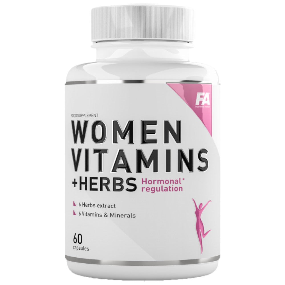 FA Nutrition Women Vitamins + Herbs Hormonal Regulation - Витамини и билки за жени