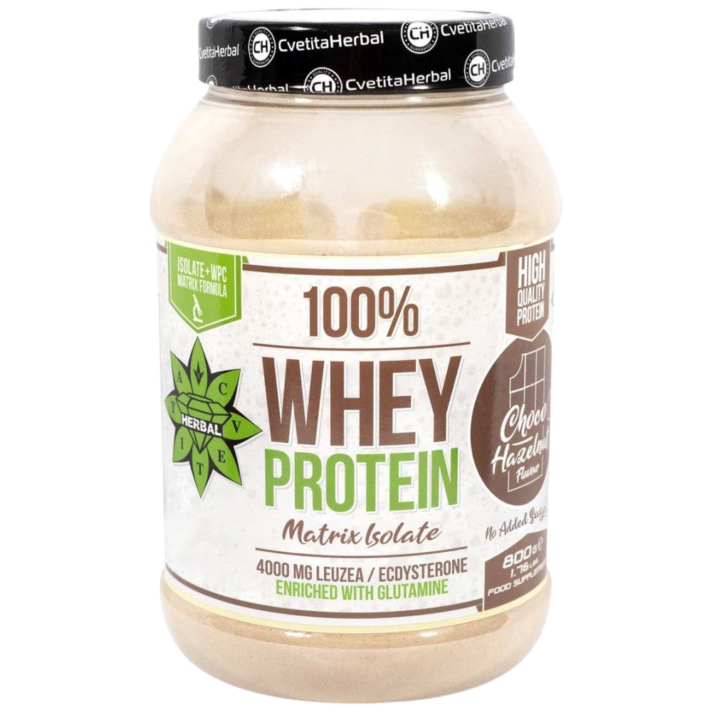 Cvetita Herbal 100% Whey Protein Isolate Matrix with Levzea - Суроватъчен изолат с левзея