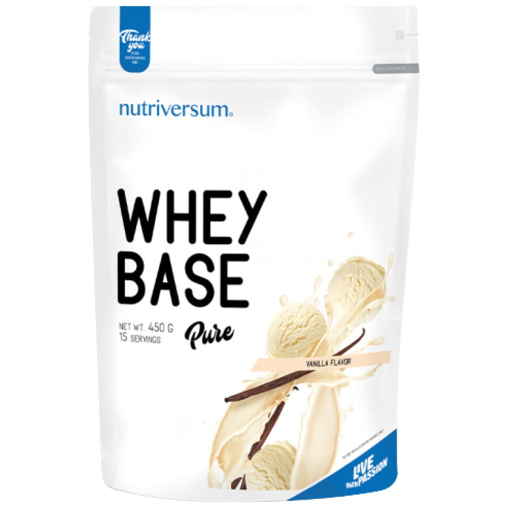Nutriversum Whey Base Whey Protein Concentrate + Milk Protein - Суроватъчен и млечен протеин