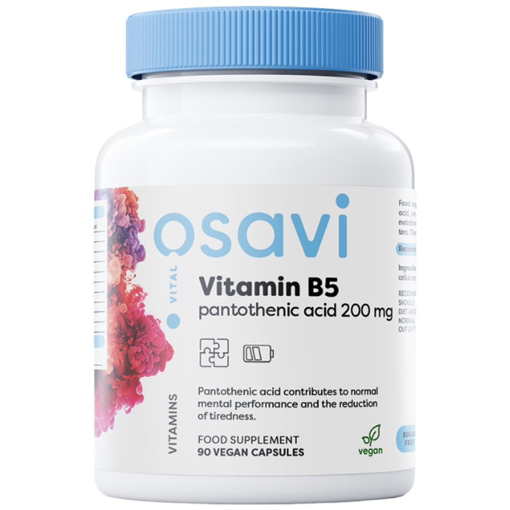Osavi Vitamin B5 Pantothenic Acid 200 mg - Витамин Б5 200 mg