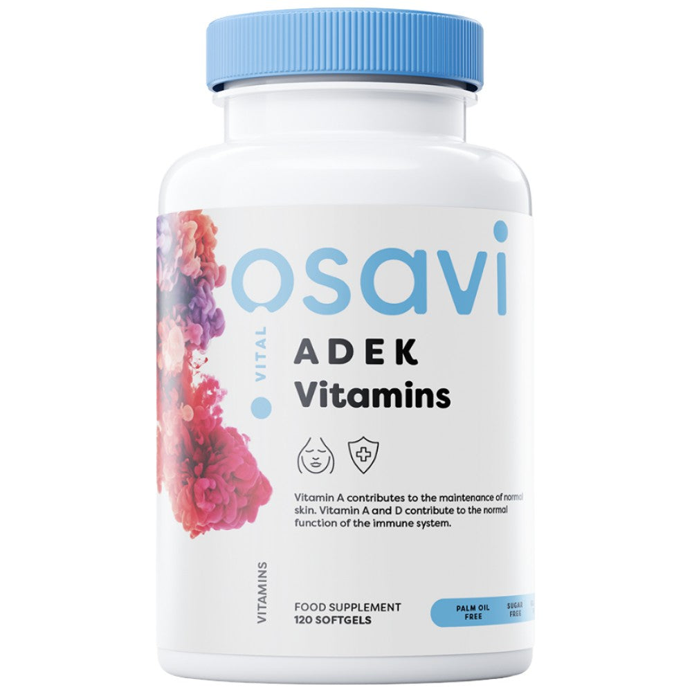 Osavi ADEK Vitamins A + D + E + K with Quali-D - Витамини A, D, E и K