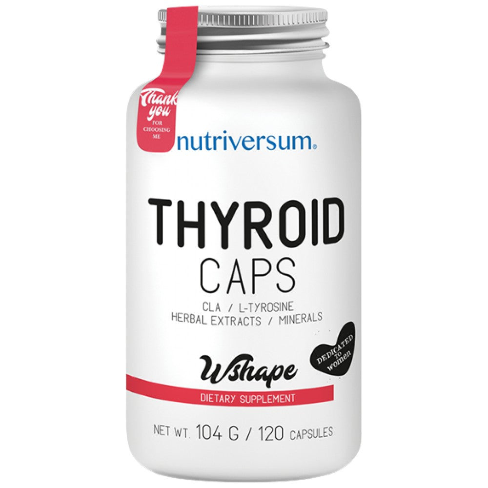 Nutriversum Thyroid Caps Natural Thyroid Support Formula - Формула за щитовидната жлеза