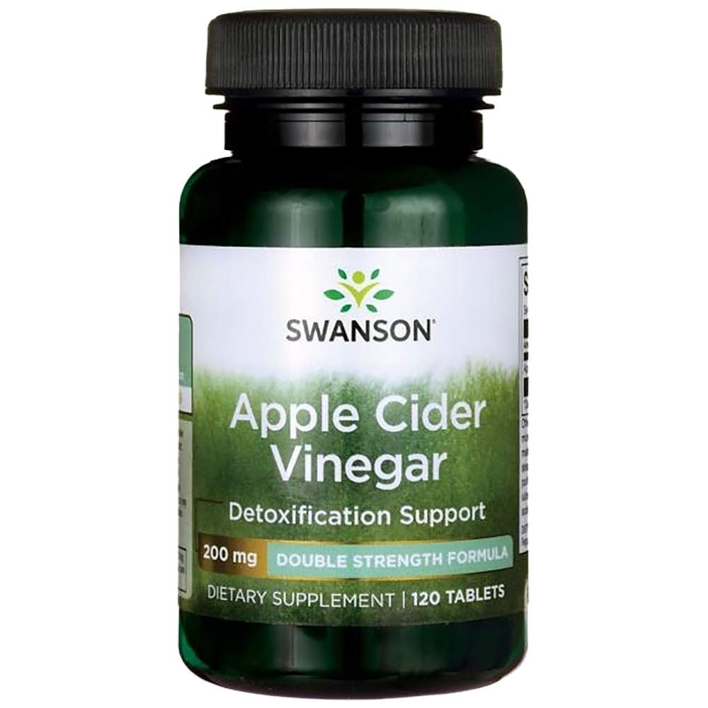 SWANSON Apple Cider Vinegar 200 mg - Ябълков оцет 200 mg